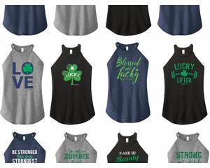 Irish Rocker Tanks - Fun Irish Themed Workout Tanks - ClubFitWear